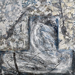 אביבית בלס ברנס, עוד ועוד, 2012, טכניקה מעורבת על עץ לבוד, 90X90=