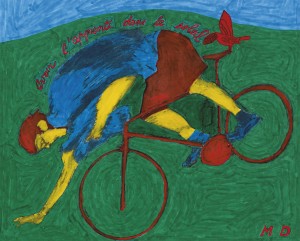 דב אור-נר, לנכס את השוליה בשמש, M..D, 2012, 32X27, טכניקה מעורבת.